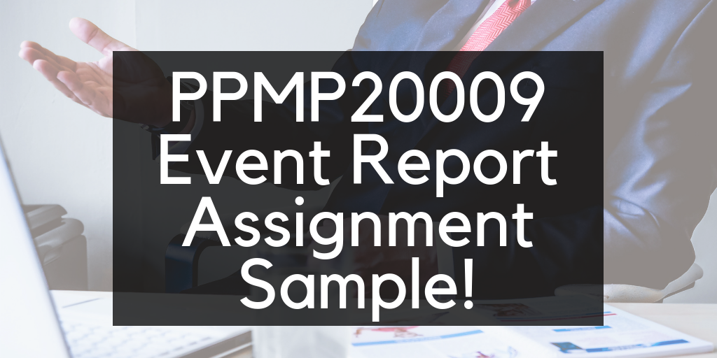 PPMP20009 Leading Lean Projects Event Report Sample